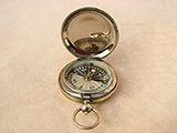 WW1 era pocket compass with Singers patent style dial